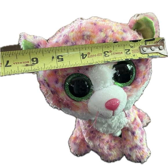 TY Sophie pink cat green eyes soft cuddly - Picture 4 of 6